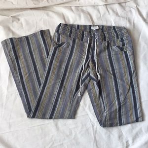Billabong comfortable striped summer pants